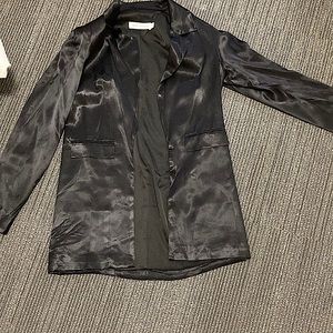 Fame and Partners satin overshirt from Free People